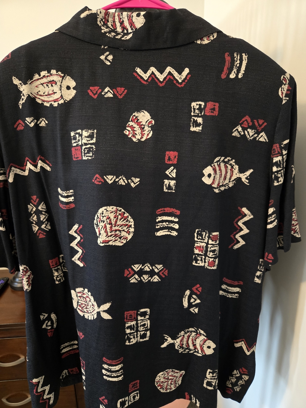 Patterned Oversized Shirt - Picture 3 of 6